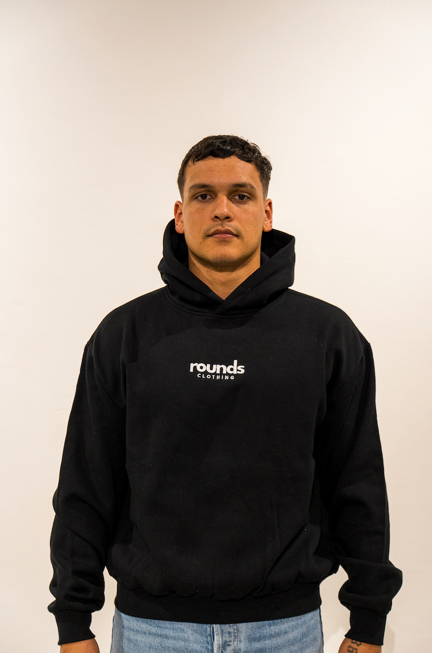 box hood jumper minus fit - black
