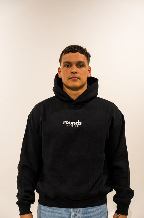 box hood jumper minus fit - black
