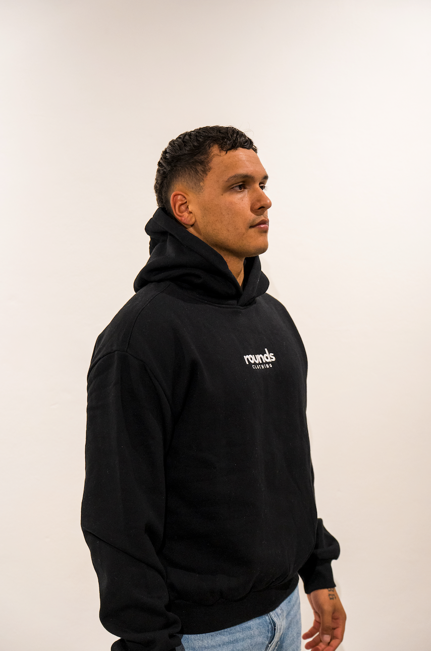 box hood jumper minus fit - black