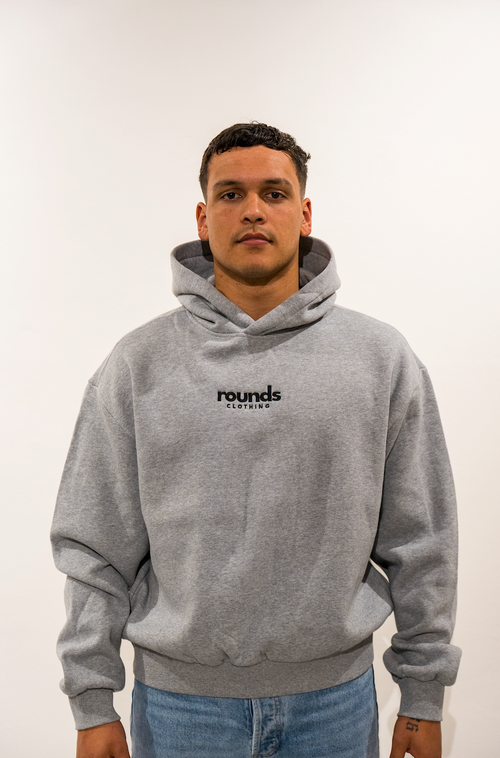 box hood jumper minus fit - grey