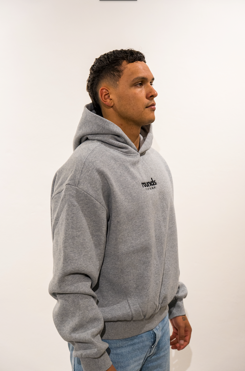 box hood jumper minus fit - grey