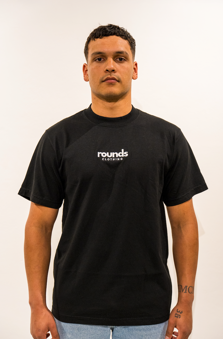 hvy tee - black