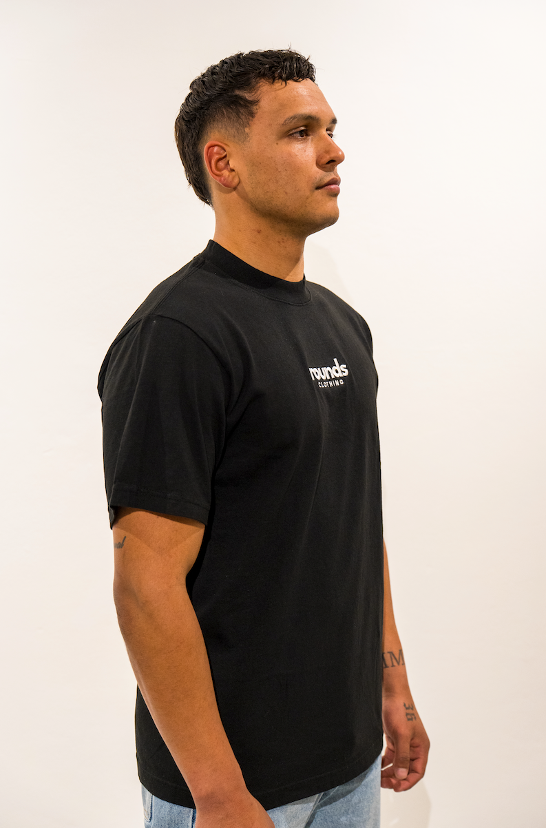 hvy tee - black