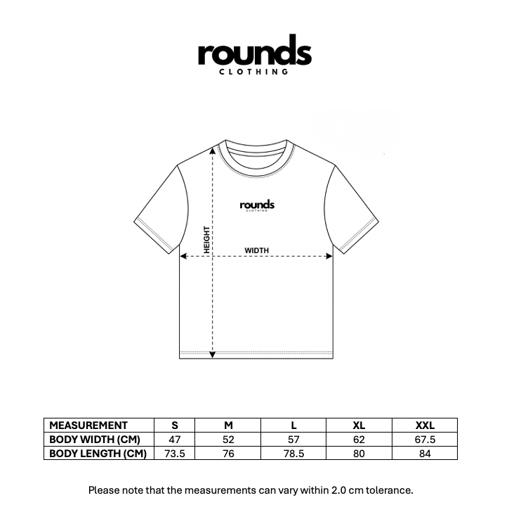 hvy tee - black