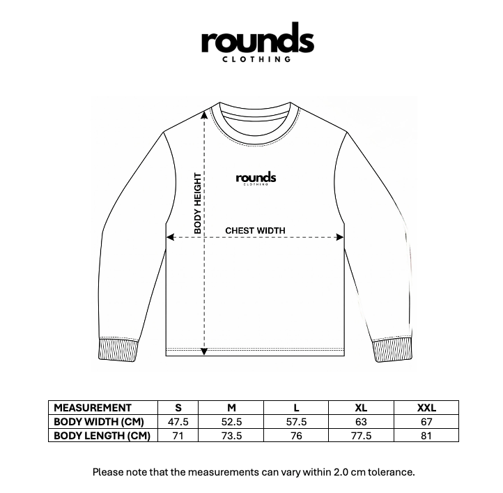 long sleeve tee shirt - black