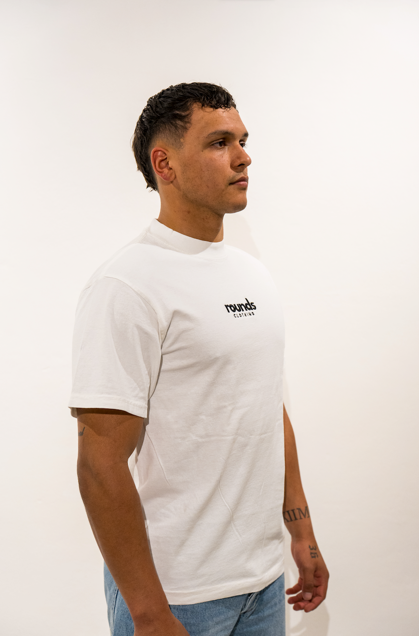 hvy tee - white